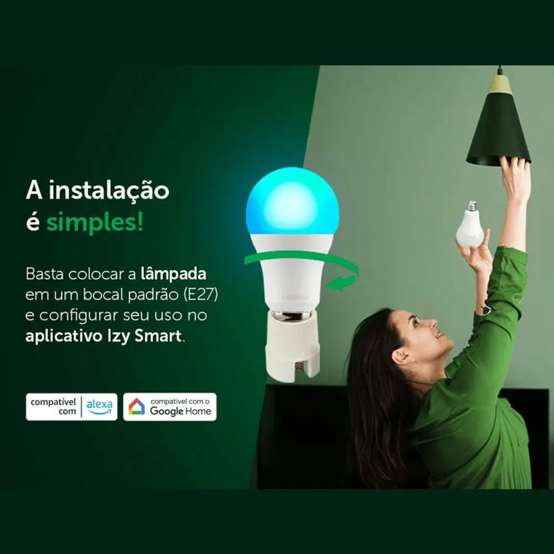 Lâmpada Smart Wifi EWS 410 Intelbras