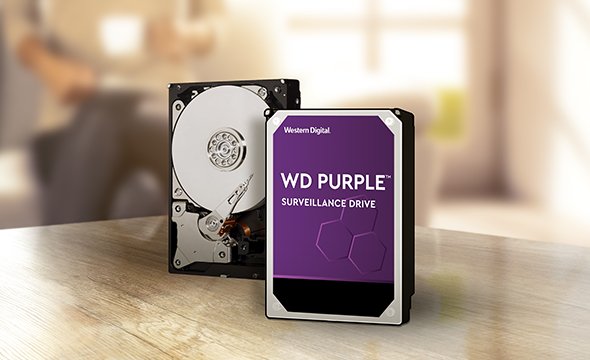 HD WD SATA 3,5´ Purple Surveillance