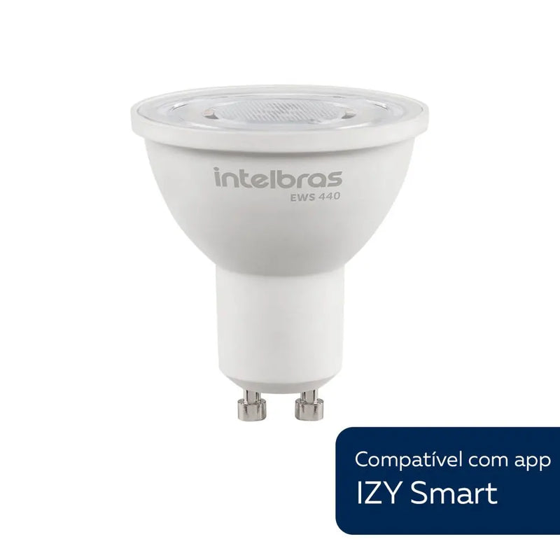 Lâmpada Spot LED Inteligente Wifi GU10 Intelbras EWS 440