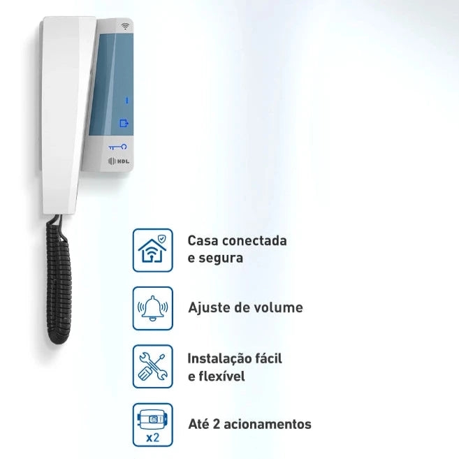 Interfone Porteiro Eletrônico HDL Audio Connect WiFi